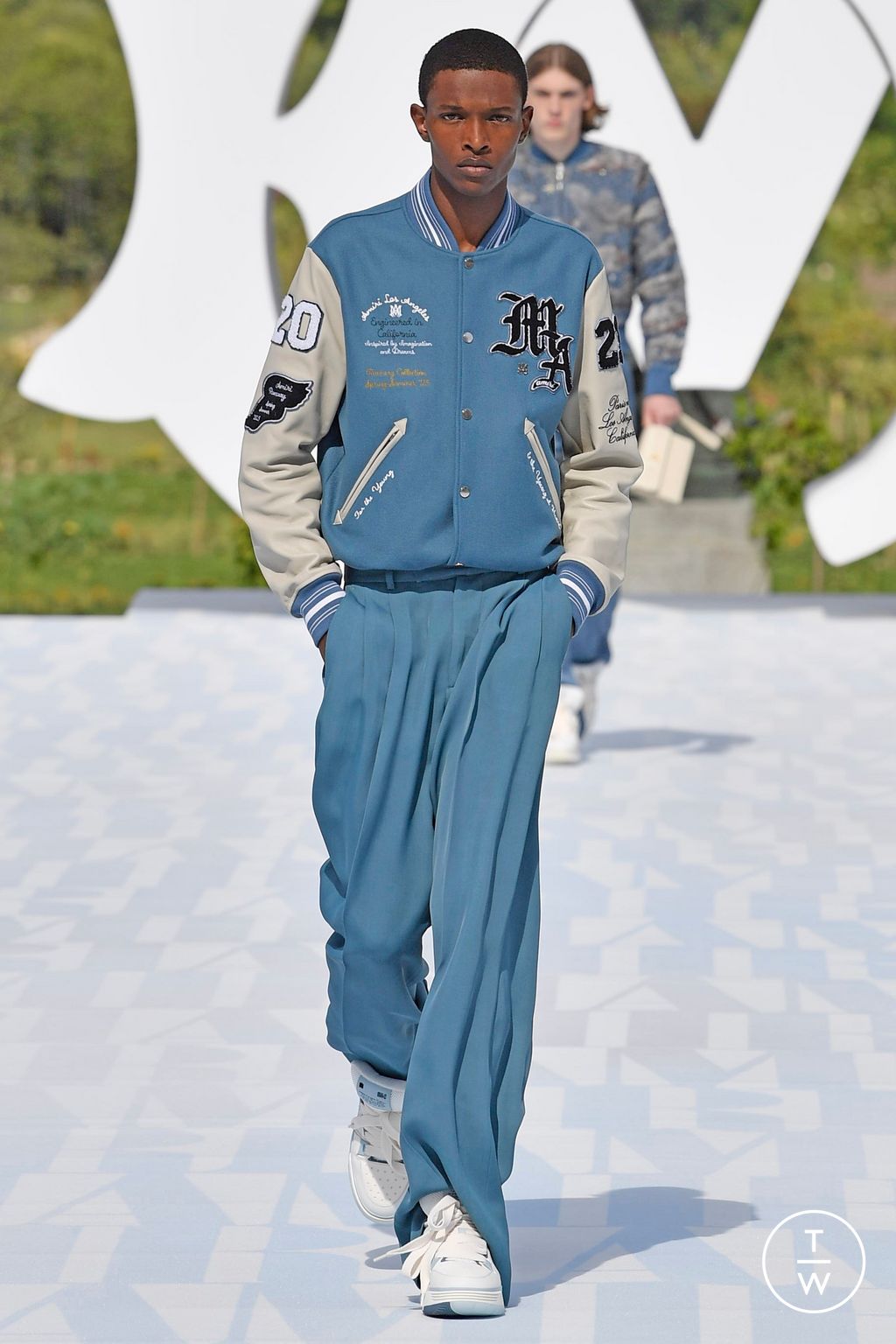 Fashion Week Paris Spring/Summer 2023 look 43 from the Amiri collection menswear