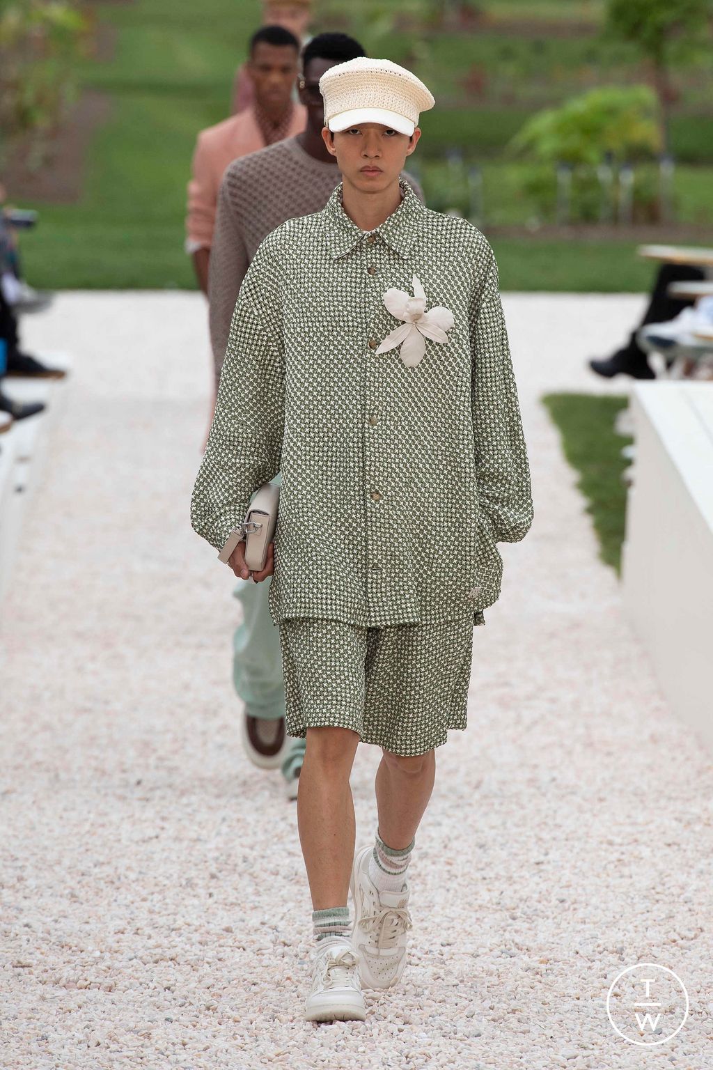 Fashion Week Paris Spring/Summer 2024 look 10 de la collection Amiri menswear