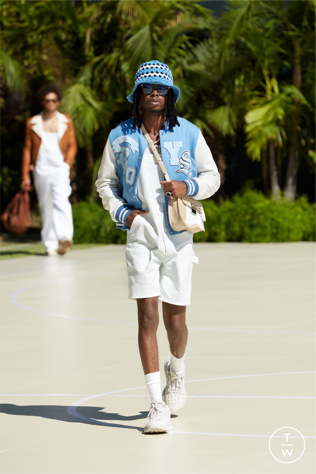 Fashion Week Paris Spring/Summer 2021 look 5 from the Amiri collection 男装