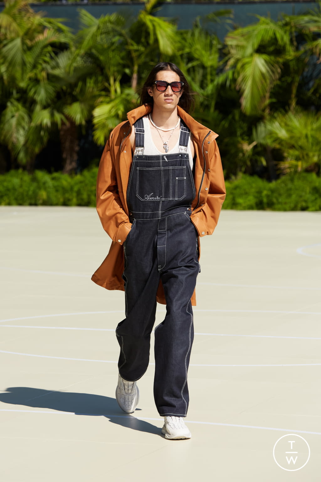 Fashion Week Paris Spring/Summer 2021 look 8 from the Amiri collection menswear