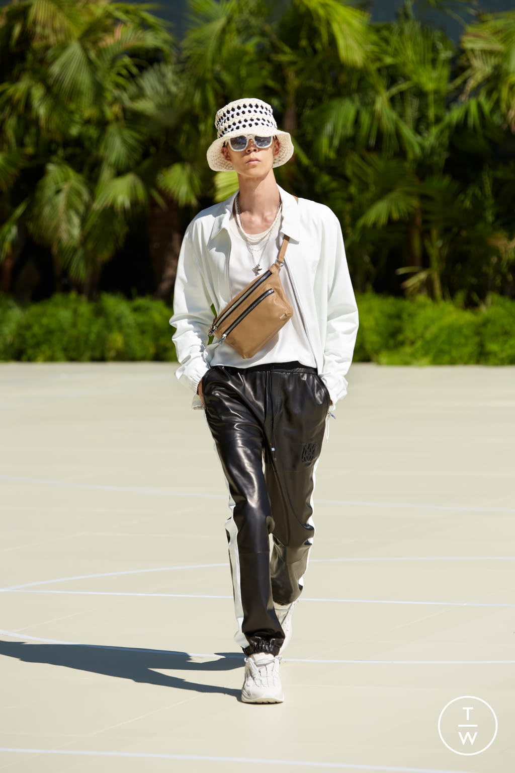 Fashion Week Paris Spring/Summer 2021 look 14 from the Amiri collection menswear