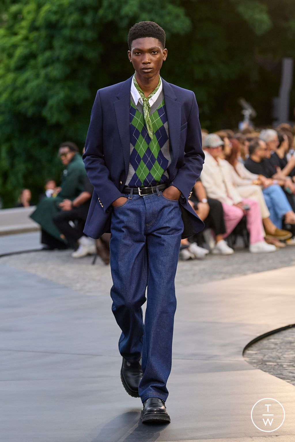 Fashion Week Paris Spring/Summer 2023 look 6 from the Ami collection menswear