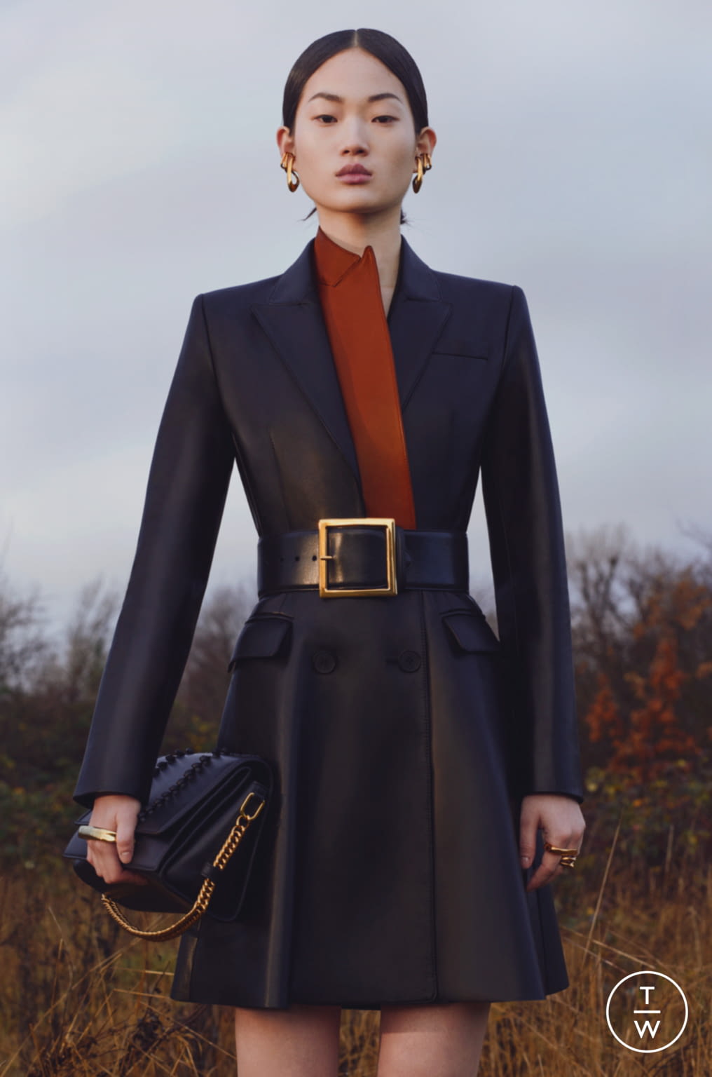 Fashion Week London Pre-Fall 2020 look 4 from the Alexander McQueen collection womenswear