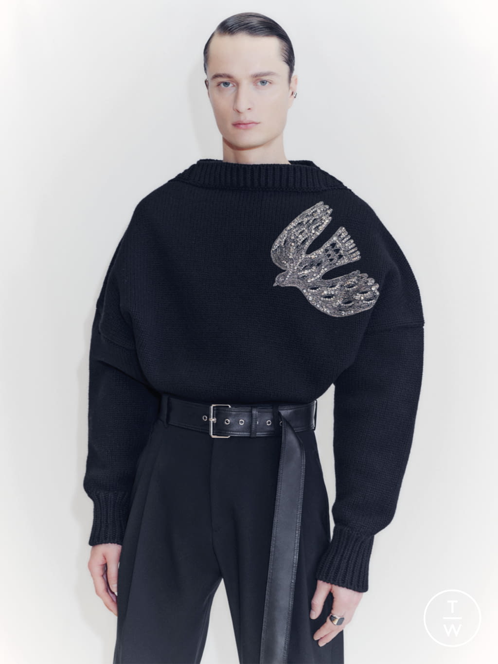 Fashion Week London Fall/Winter 2021 look 34 de la collection Alexander McQueen menswear