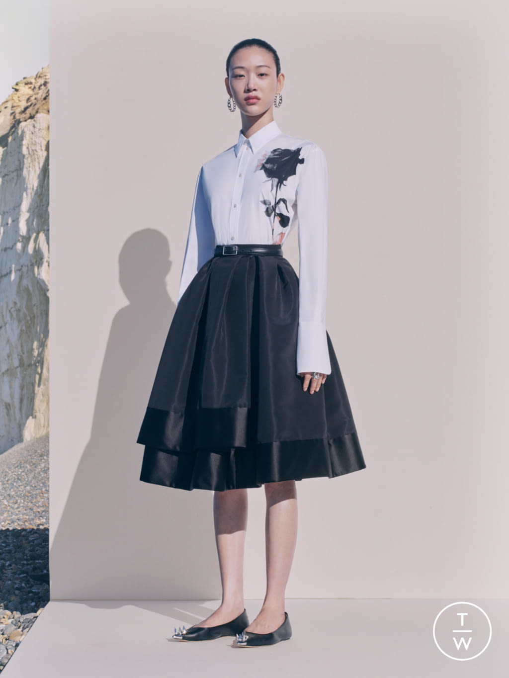 Fashion Week Paris Resort 2021 look 14 de la collection Alexander McQueen womenswear