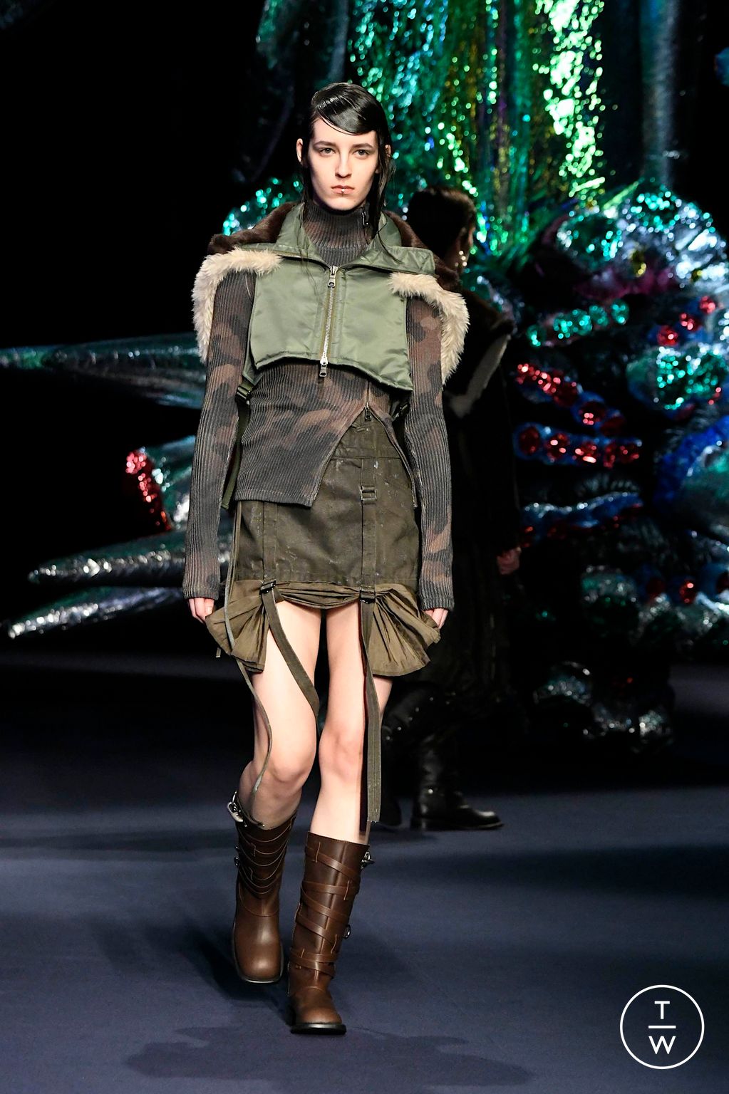 Fashion Week Milan Fall/Winter 2024 look 3 de la collection Andersson Bell menswear