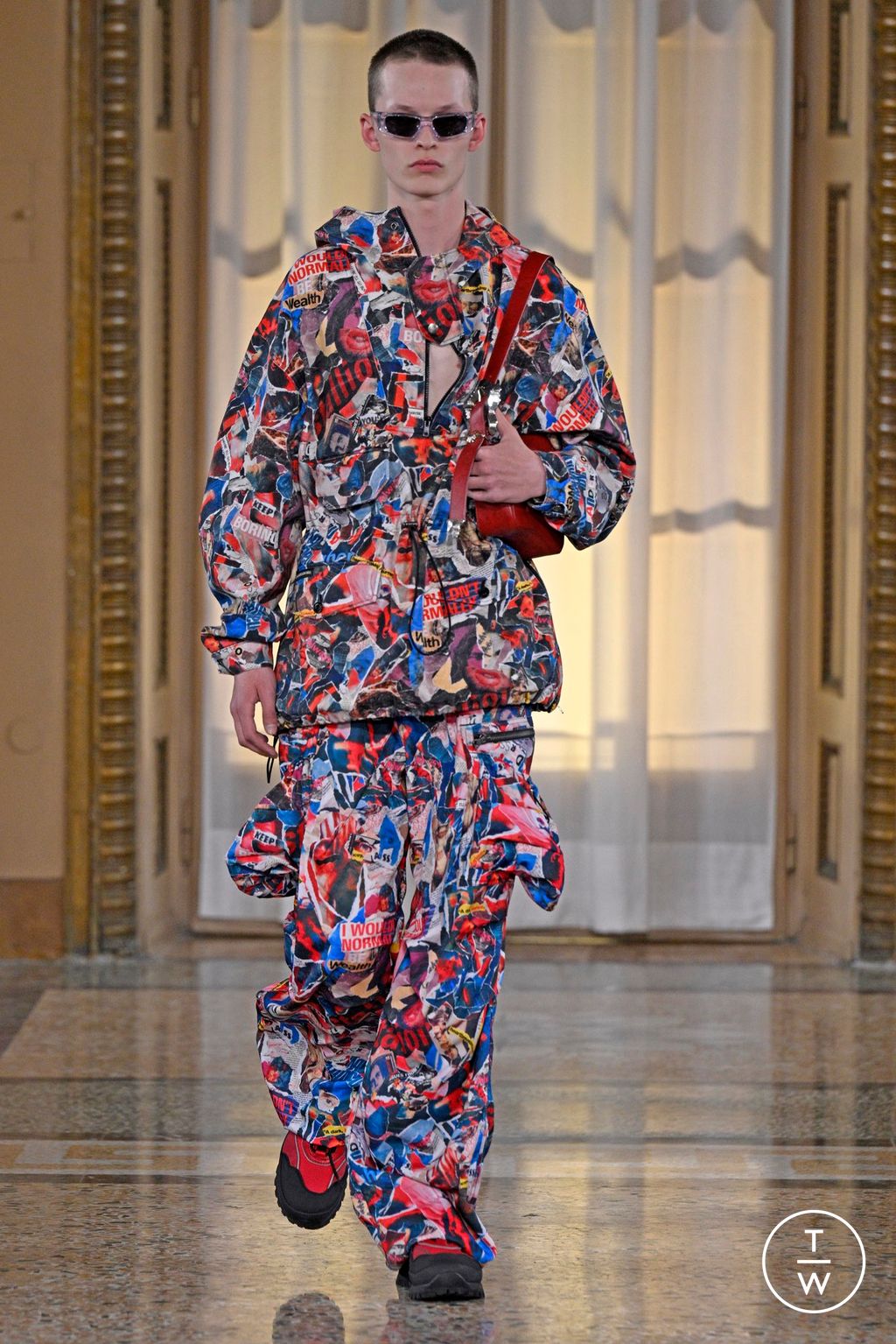 Fashion Week Milan Spring/Summer 2024 look 11 from the Andersson Bell collection menswear