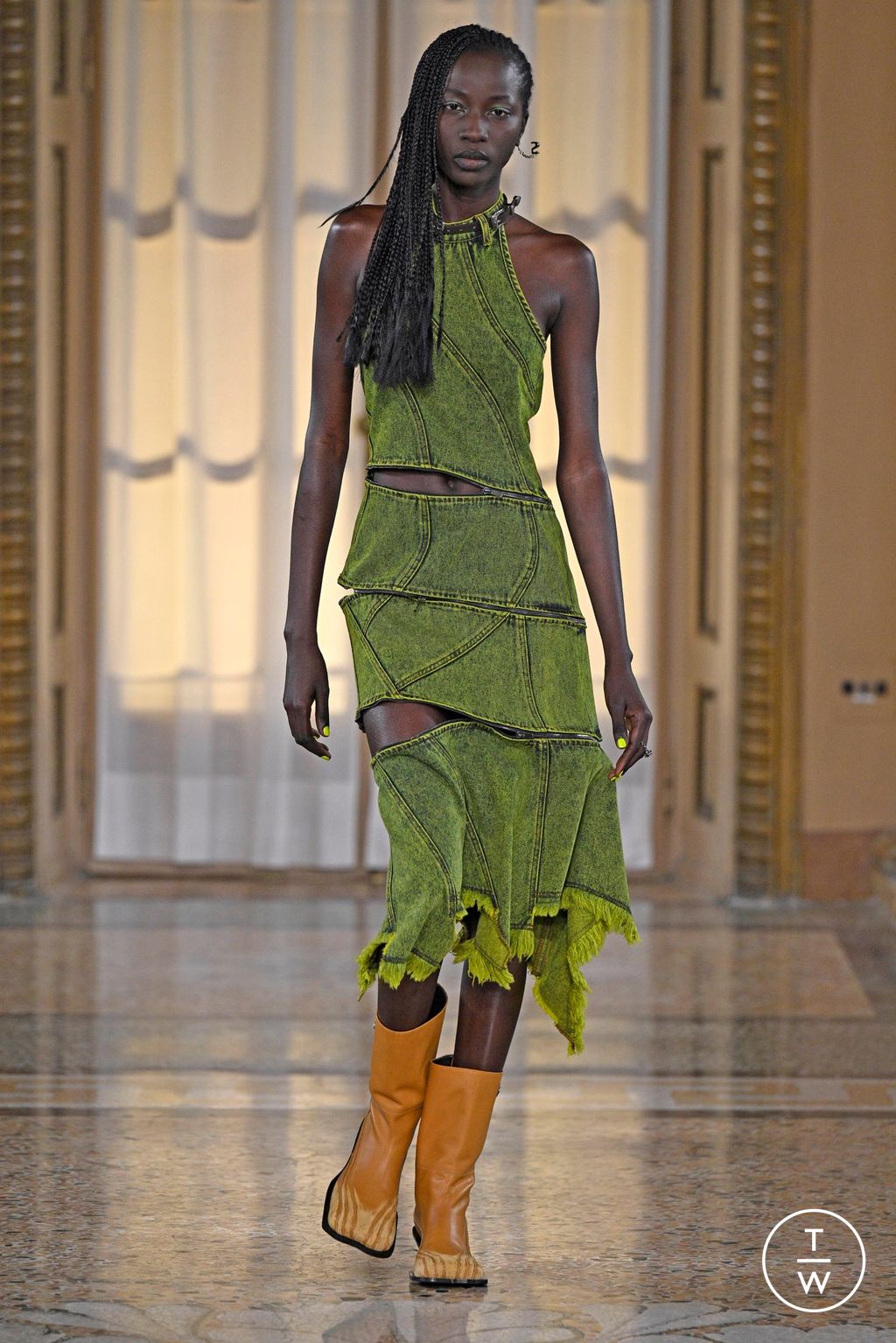 Fashion Week Milan Spring/Summer 2024 look 39 de la collection Andersson Bell menswear