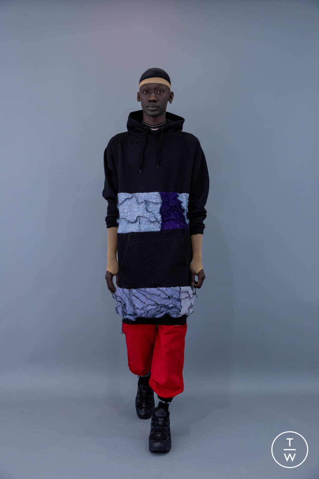 Fashion Week Paris Fall/Winter 2021 look 10 from the Andrea Crews collection menswear