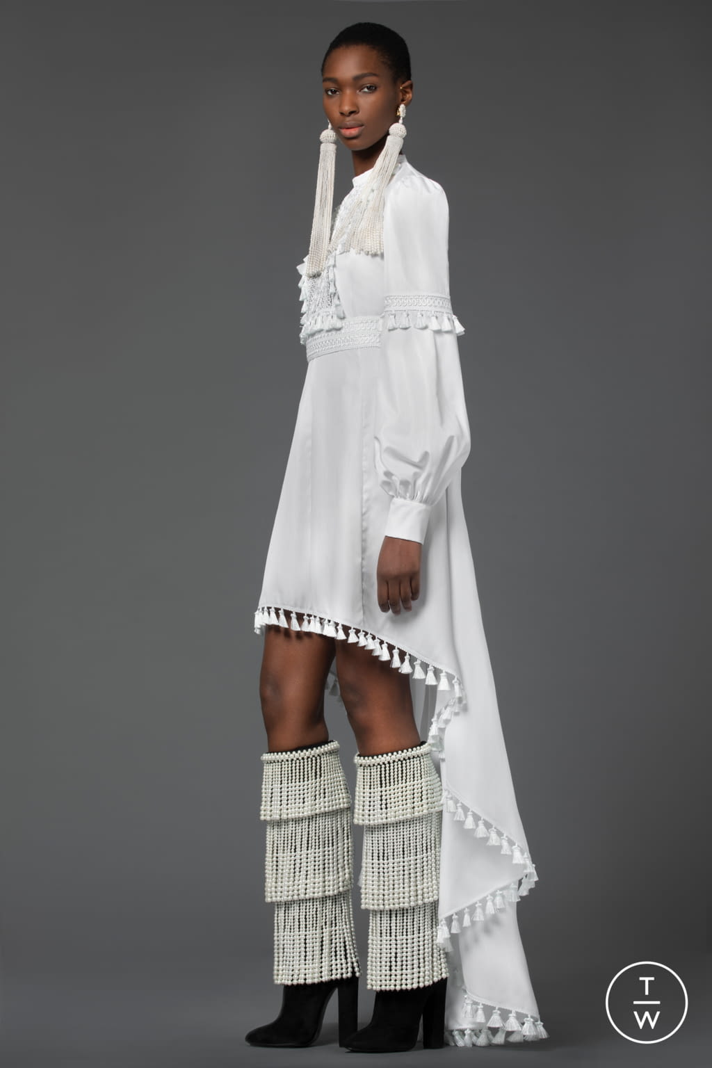 Fashion Week Paris Fall/Winter 2021 look 10 de la collection Andrew GN womenswear