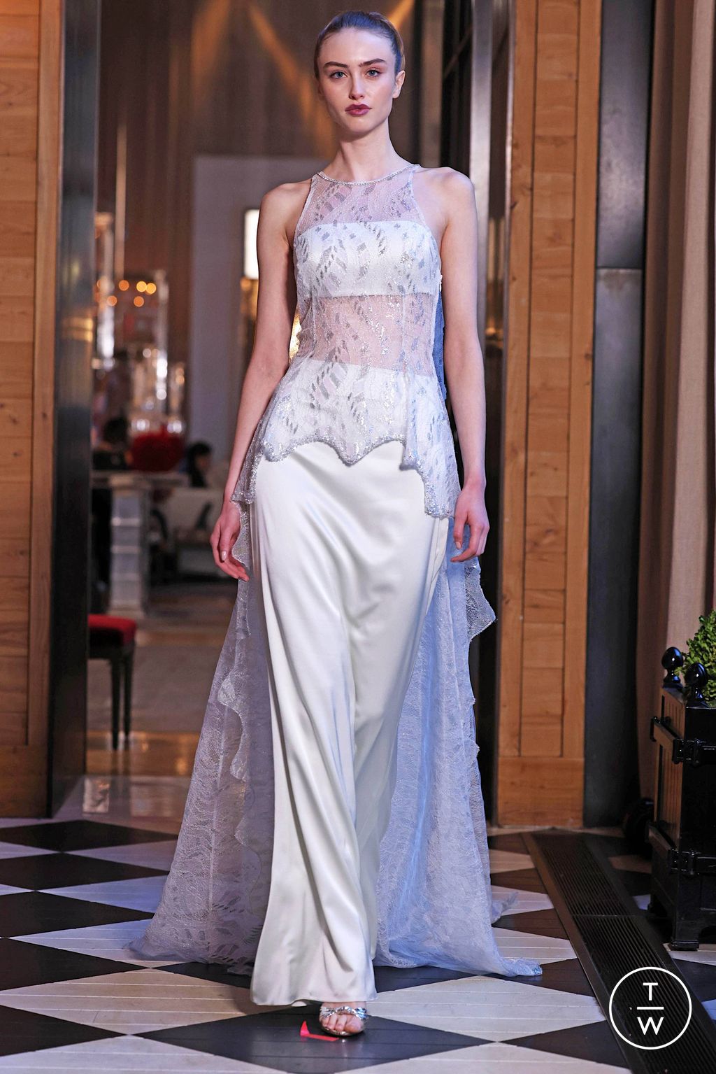 Fashion Week New York Fall/Winter 2023 look 8 de la collection Andrew Kwon womenswear