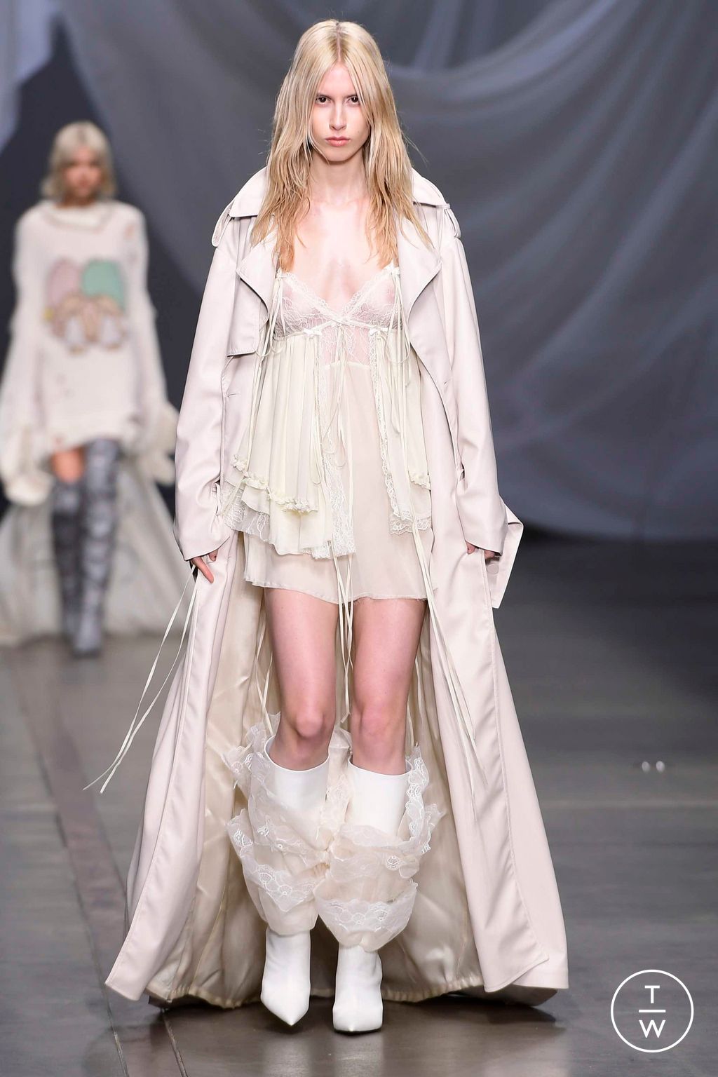 Fashion Week Milan Fall/Winter 2023 look 8 from the Aniye Records collection 女装