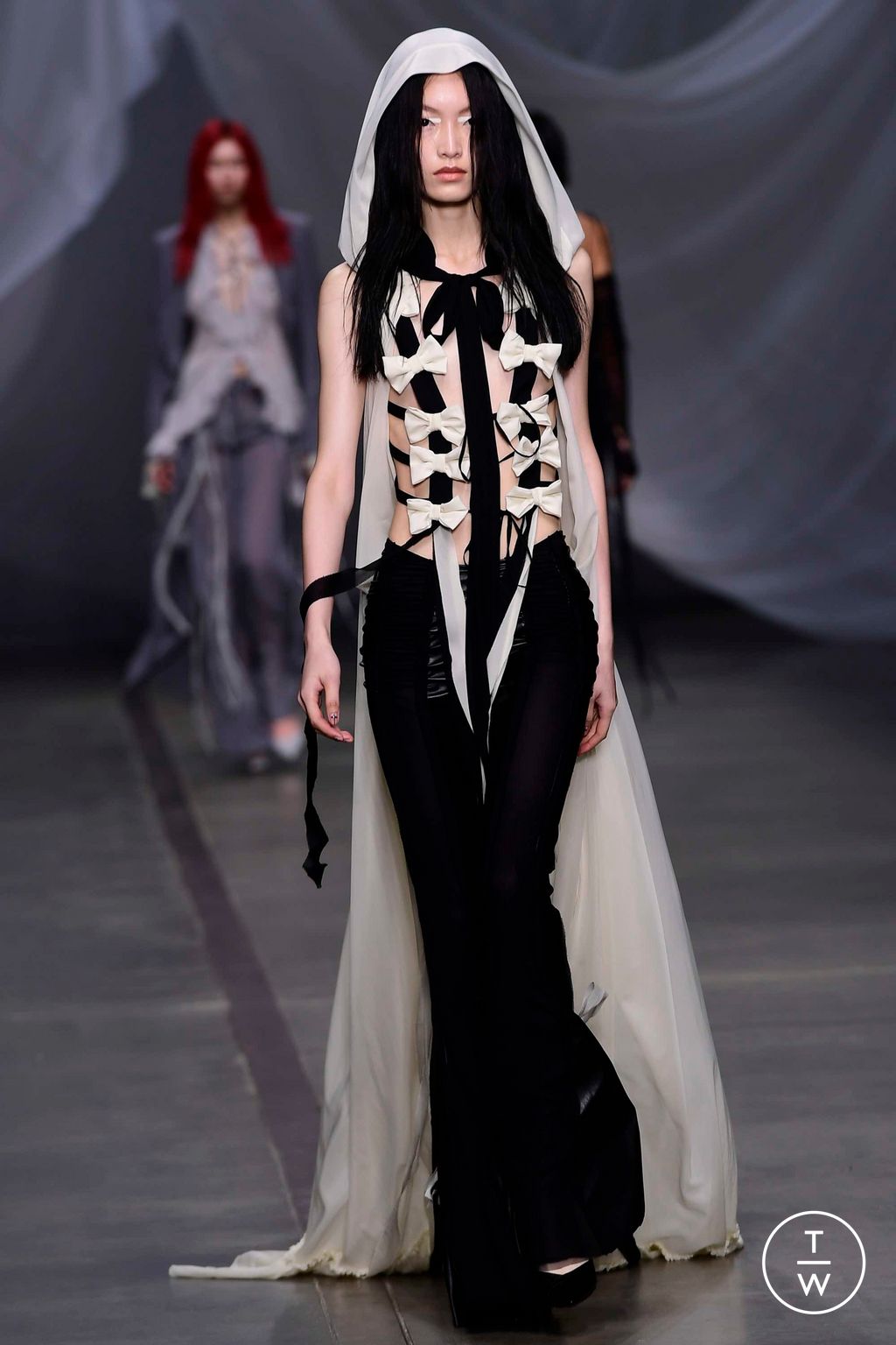 Fashion Week Milan Fall/Winter 2023 look 28 from the Aniye Records collection 女装