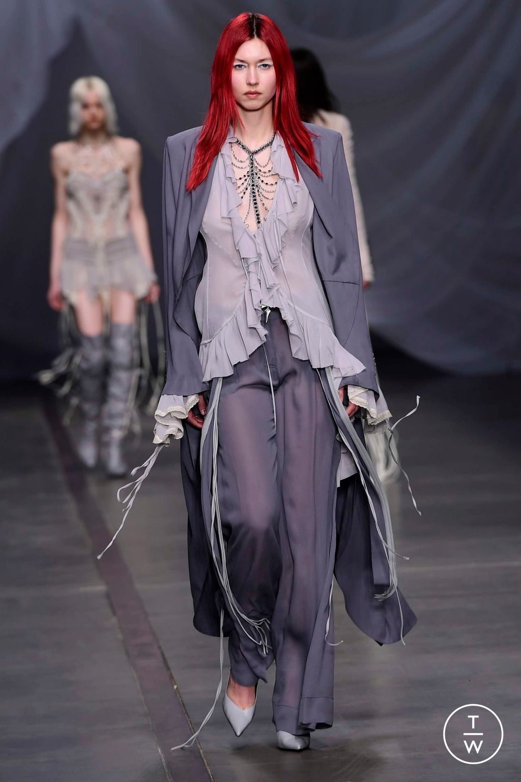 Fashion Week Milan Fall/Winter 2023 look 29 from the Aniye Records collection womenswear