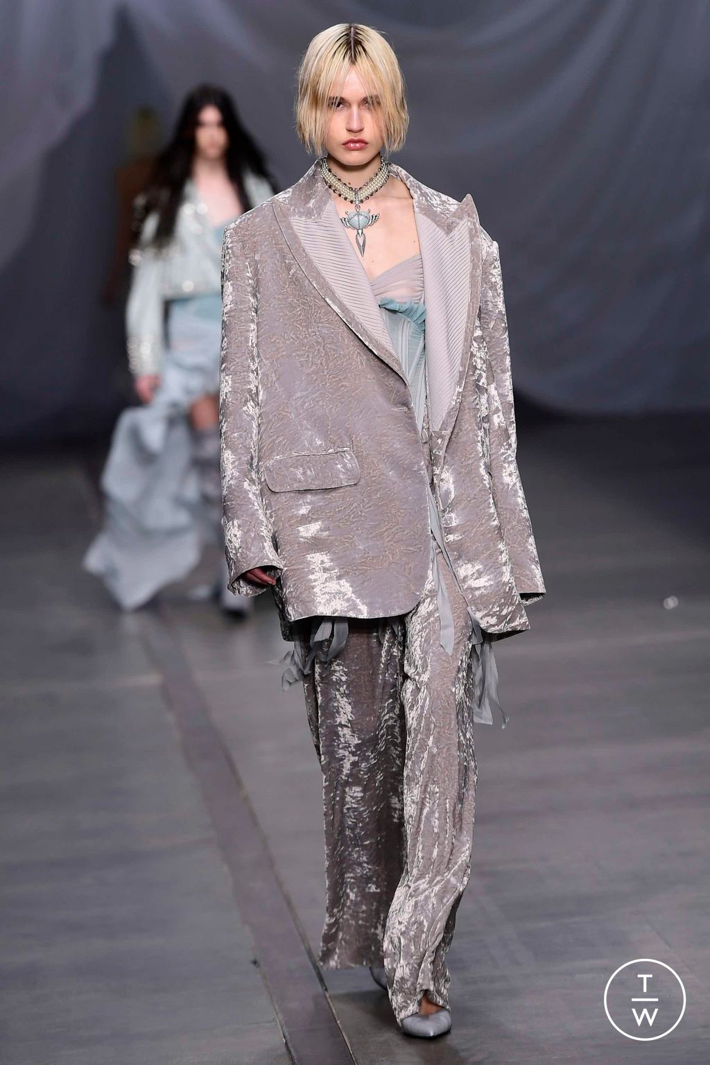 Fashion Week Milan Fall/Winter 2023 look 32 from the Aniye Records collection womenswear