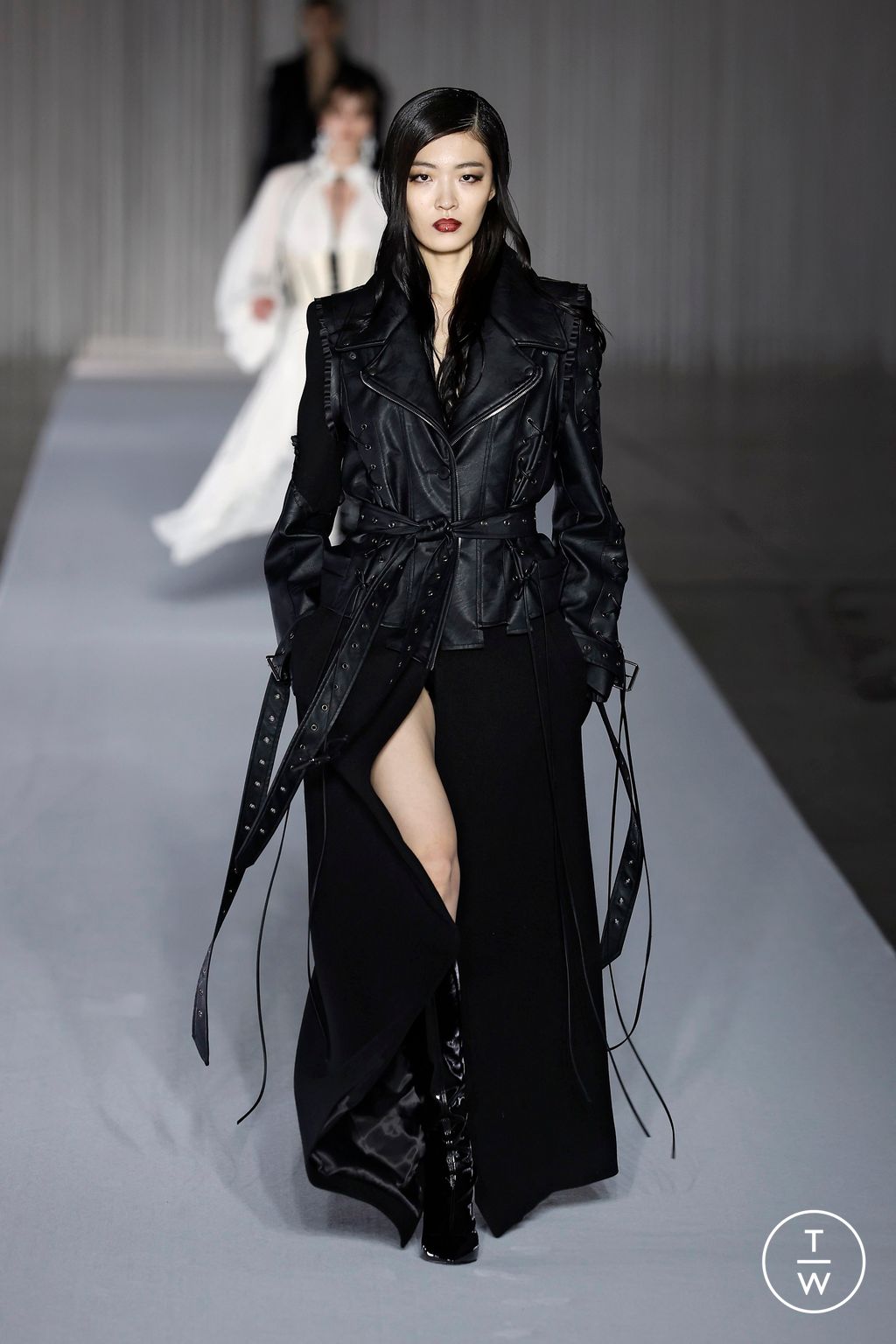 Fashion Week Milan Fall/Winter 2024 look 8 from the Aniye Records collection 女装