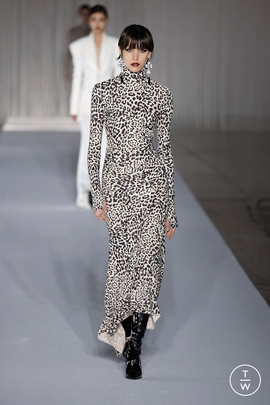 Fashion Week Milan Fall/Winter 2024 look 13 from the Aniye Records collection womenswear