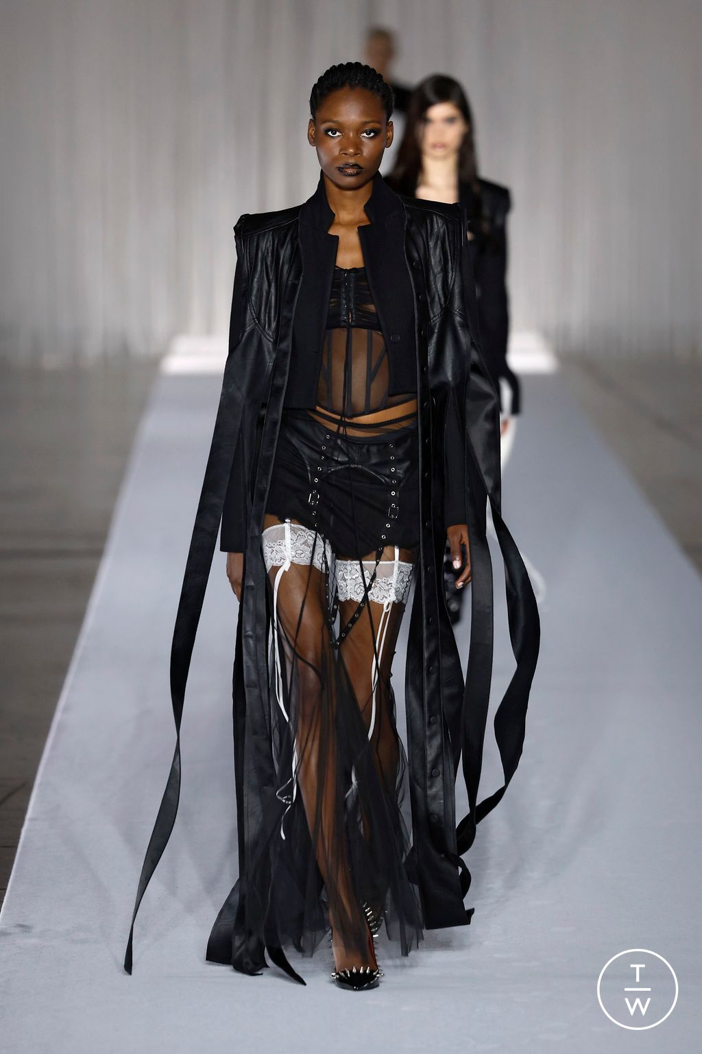 Fashion Week Milan Fall/Winter 2024 look 16 from the Aniye Records collection womenswear