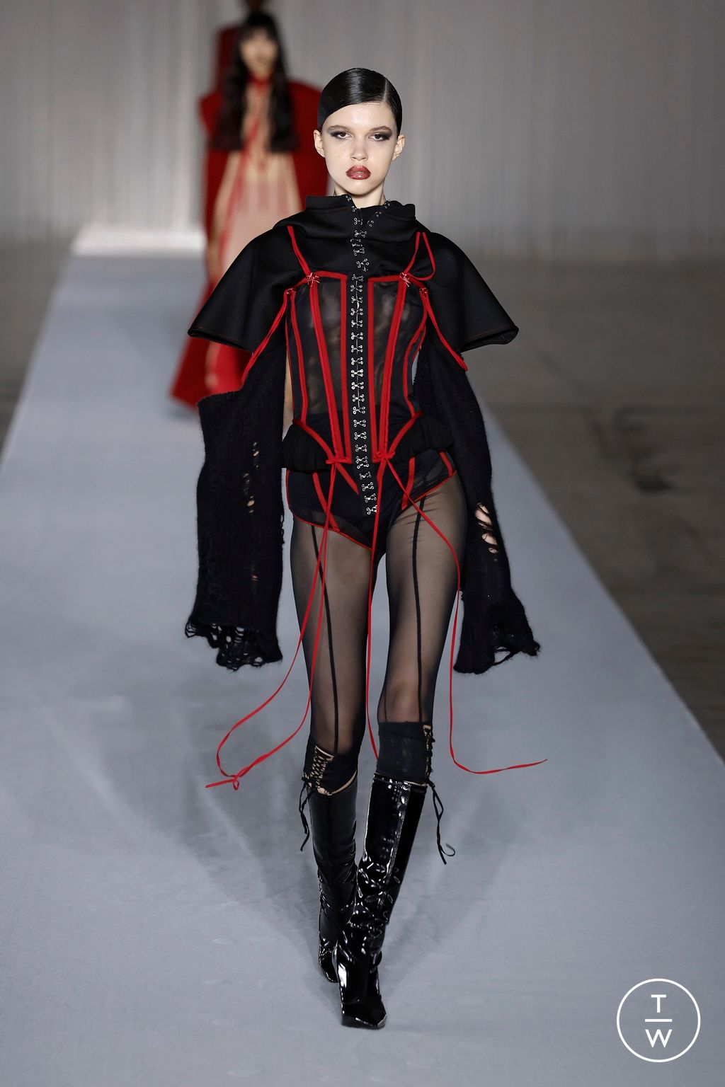 Fashion Week Milan Fall/Winter 2024 look 20 from the Aniye Records collection 女装