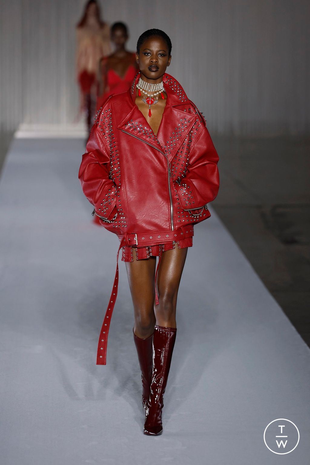 Fashion Week Milan Fall/Winter 2024 look 23 from the Aniye Records collection 女装