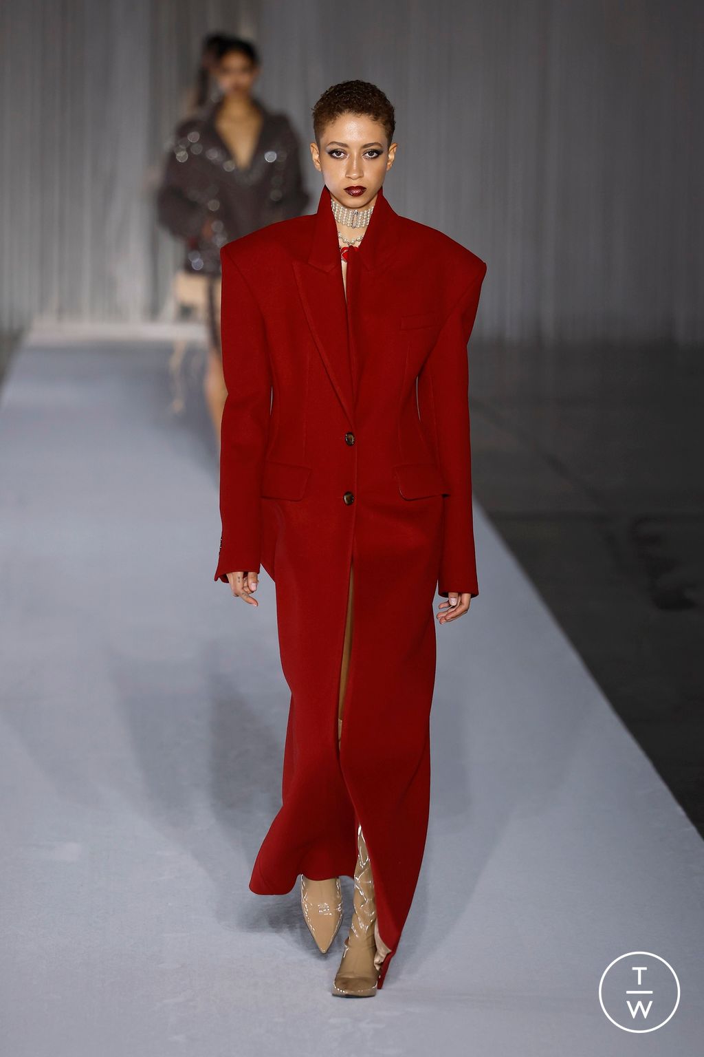 Fashion Week Milan Fall/Winter 2024 look 26 from the Aniye Records collection 女装