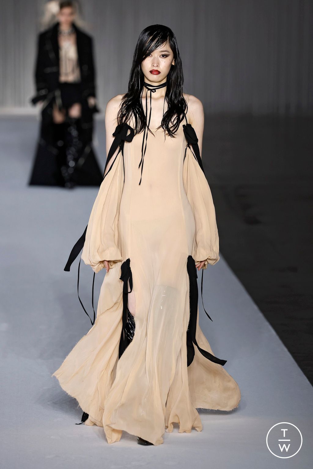 Fashion Week Milan Fall/Winter 2024 look 34 from the Aniye Records collection womenswear