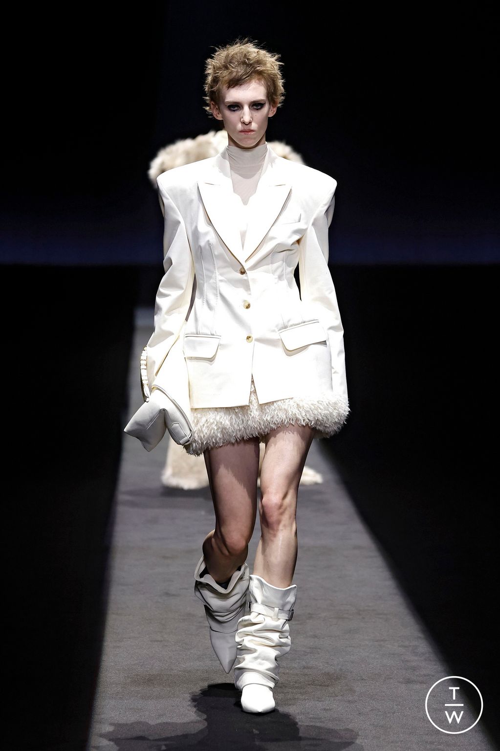Fashion Week Milan Fall/Winter 2025 look 7 from the Aniye Records collection womenswear