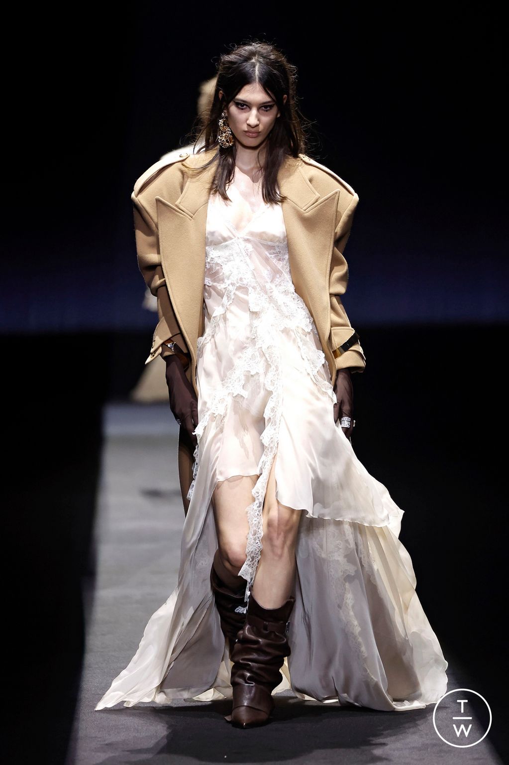 Fashion Week Milan Fall/Winter 2025 look 8 from the Aniye Records collection womenswear