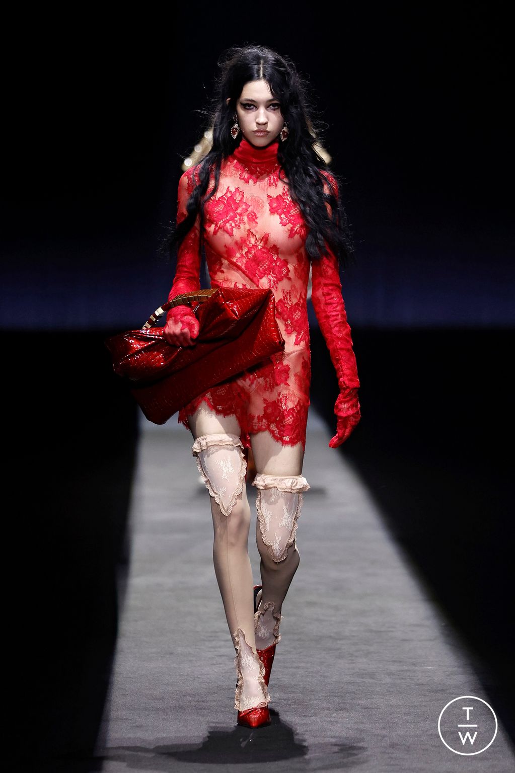 Fashion Week Milan Fall/Winter 2025 look 13 from the Aniye Records collection womenswear