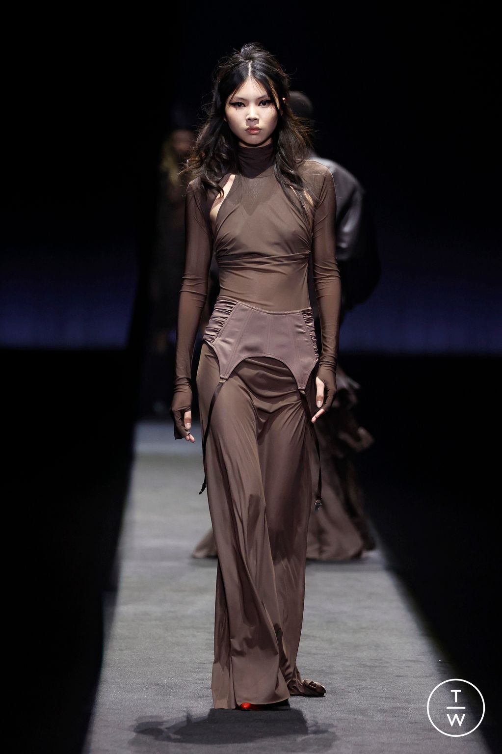 Fashion Week Milan Fall/Winter 2025 look 16 from the Aniye Records collection womenswear