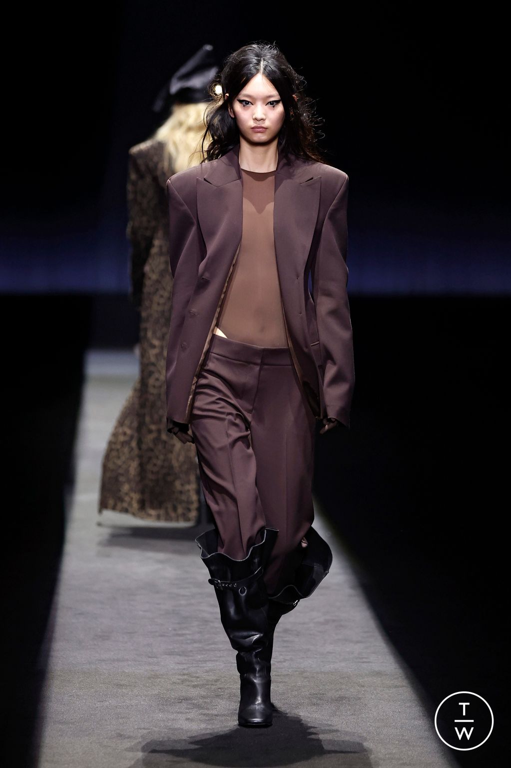 Fashion Week Milan Fall/Winter 2025 look 18 de la collection Aniye Records womenswear