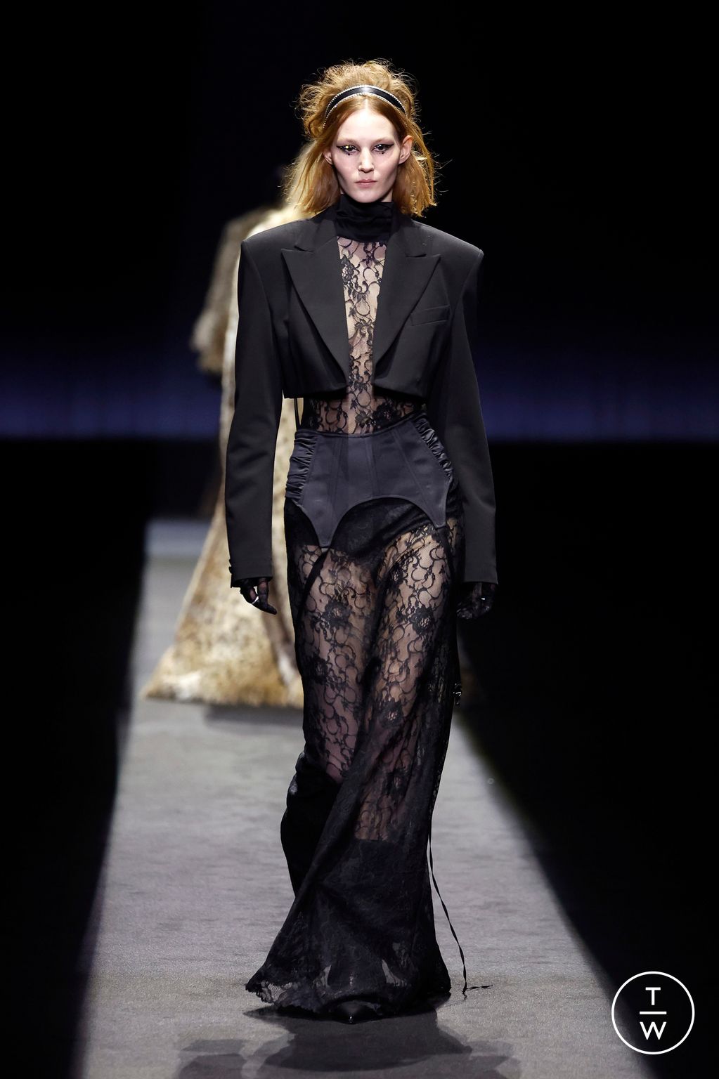 Fashion Week Milan Fall/Winter 2025 look 21 from the Aniye Records collection womenswear