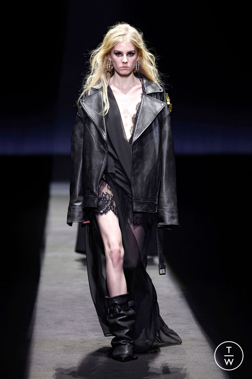 Fashion Week Milan Fall/Winter 2025 look 27 from the Aniye Records collection womenswear