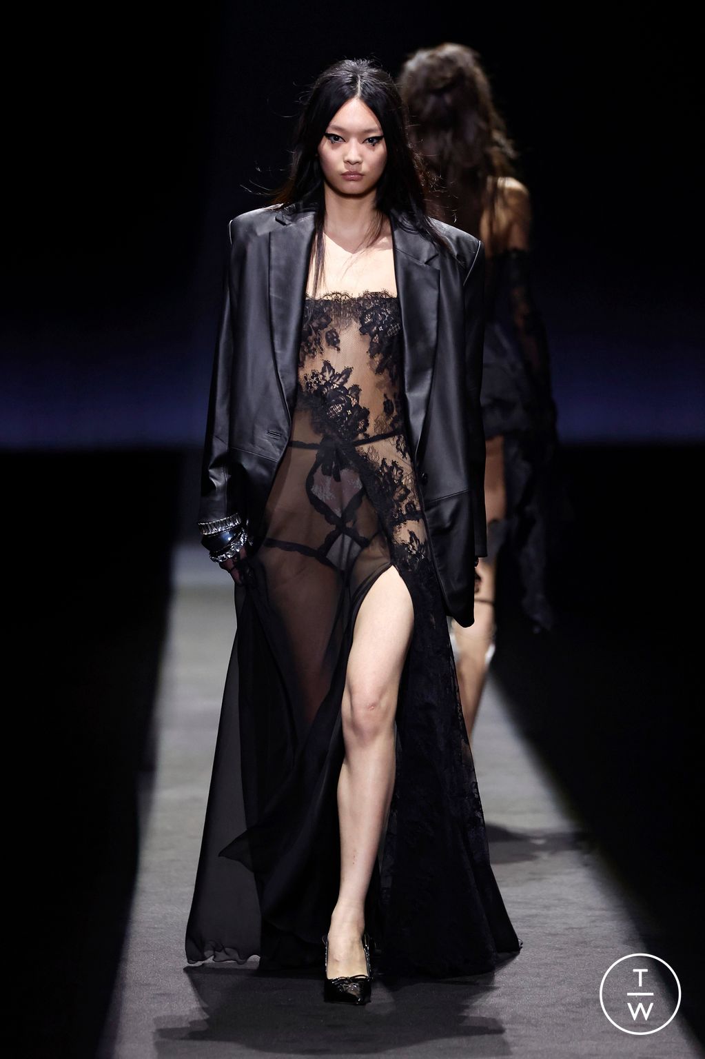 Fashion Week Milan Fall/Winter 2025 look 36 from the Aniye Records collection womenswear