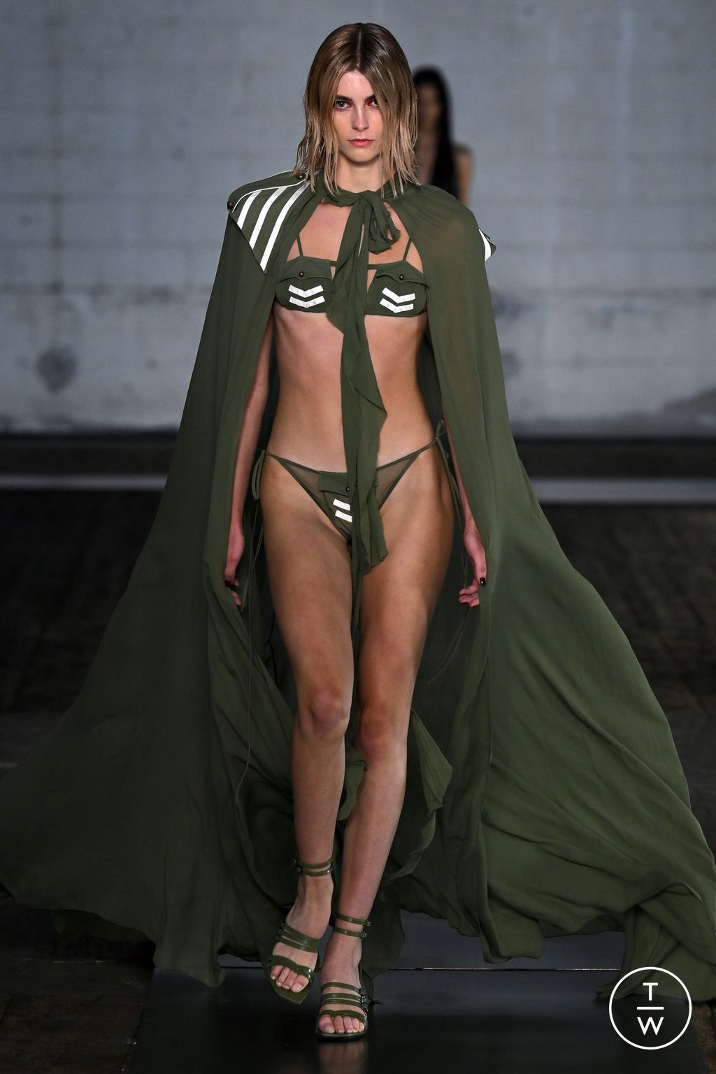 Fashion Week Milan Spring/Summer 2024 look 1 from the Aniye Records collection 女装