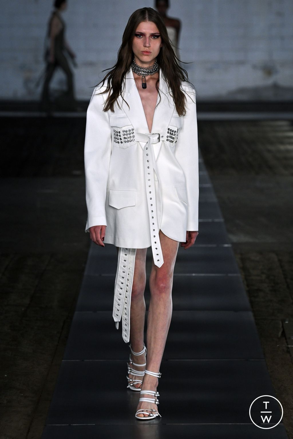Fashion Week Milan Spring/Summer 2024 look 11 from the Aniye Records collection womenswear