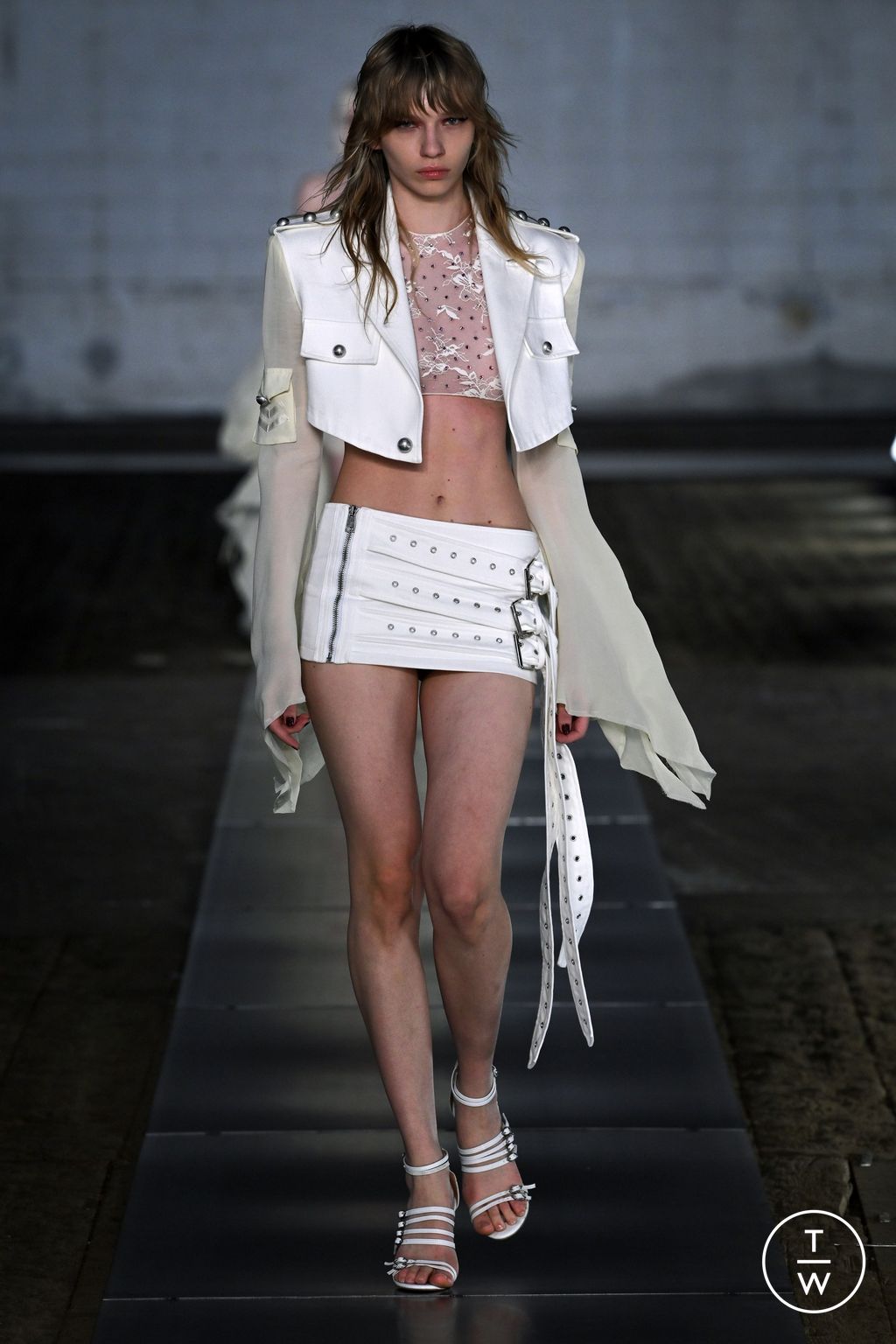 Fashion Week Milan Spring/Summer 2024 look 13 from the Aniye Records collection womenswear