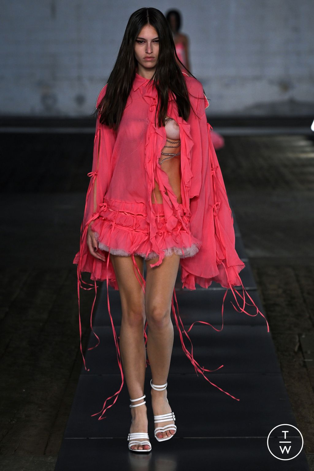 Fashion Week Milan Spring/Summer 2024 look 20 from the Aniye Records collection womenswear