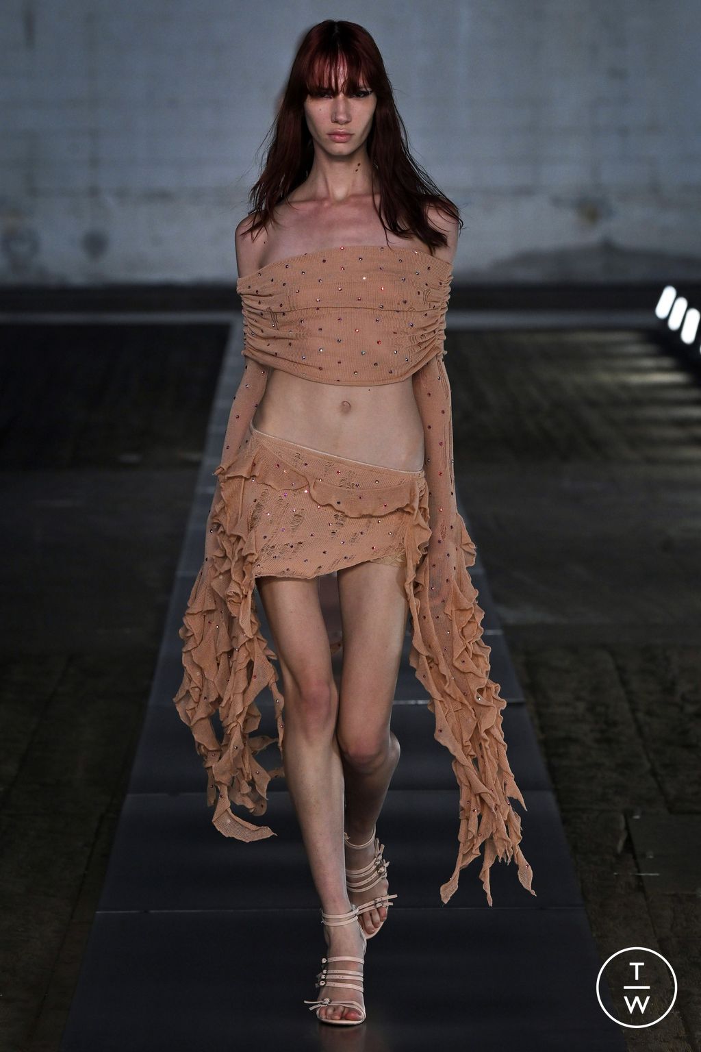 Fashion Week Milan Spring/Summer 2024 look 22 from the Aniye Records collection womenswear