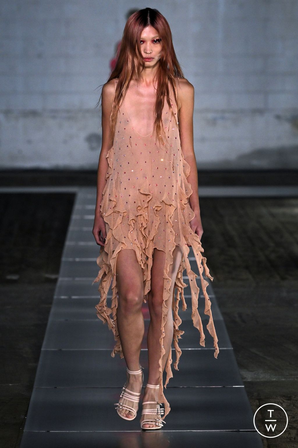 Fashion Week Milan Spring/Summer 2024 look 23 from the Aniye Records collection womenswear