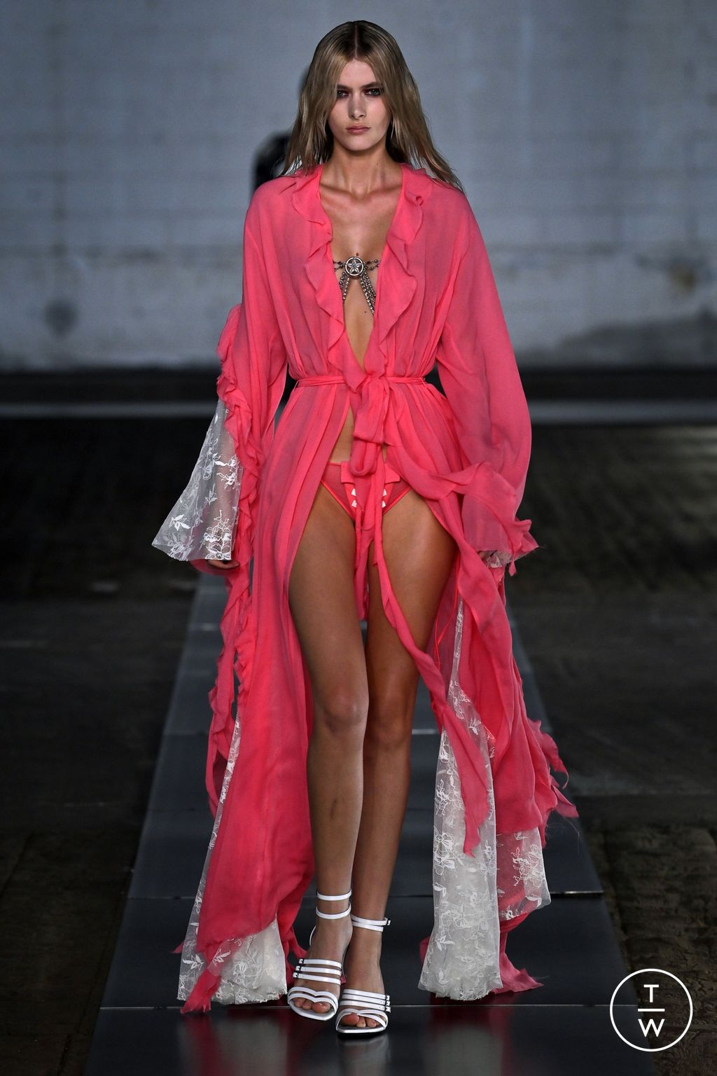 Fashion Week Milan Spring/Summer 2024 look 26 from the Aniye Records collection womenswear