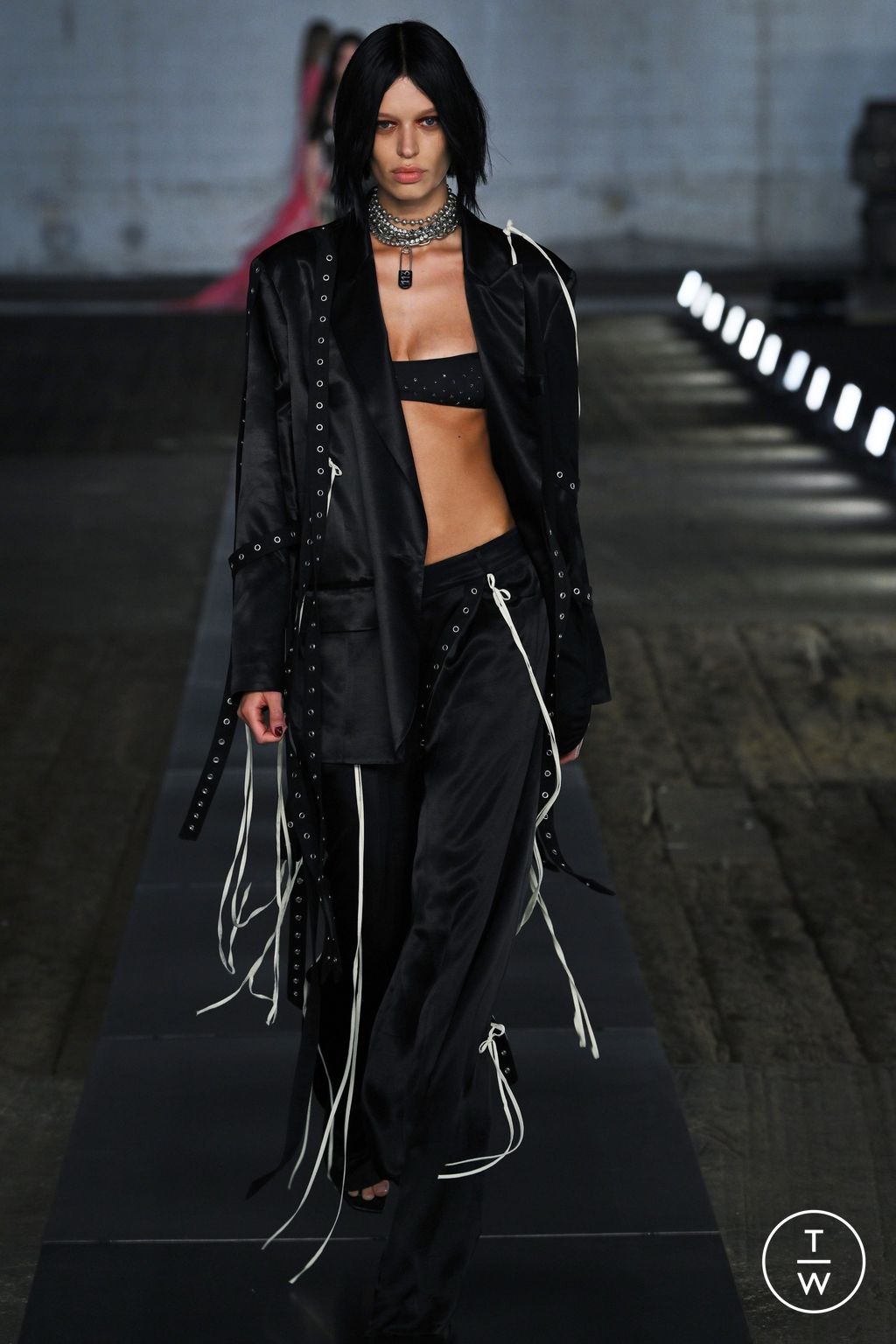 Fashion Week Milan Spring/Summer 2024 look 30 from the Aniye Records collection 女装