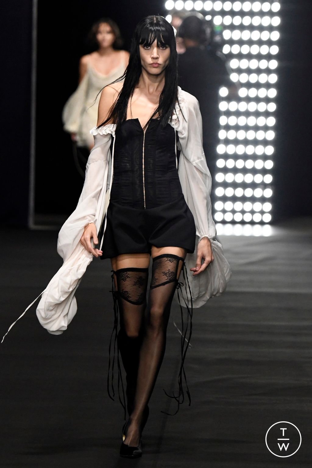 Fashion Week Milan Spring/Summer 2025 look 11 from the Aniye Records collection womenswear