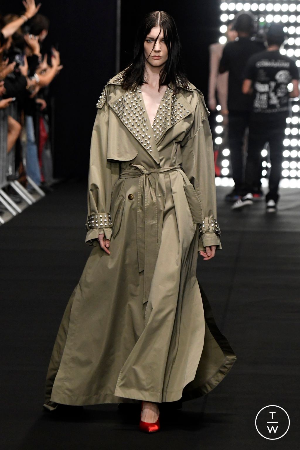 Fashion Week Milan Spring/Summer 2025 look 13 from the Aniye Records collection womenswear