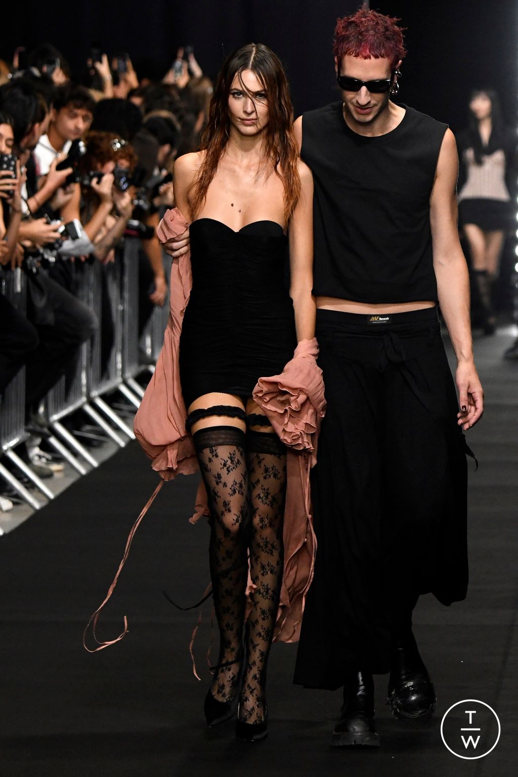 Fashion Week Milan Spring/Summer 2025 look 23 from the Aniye Records collection womenswear