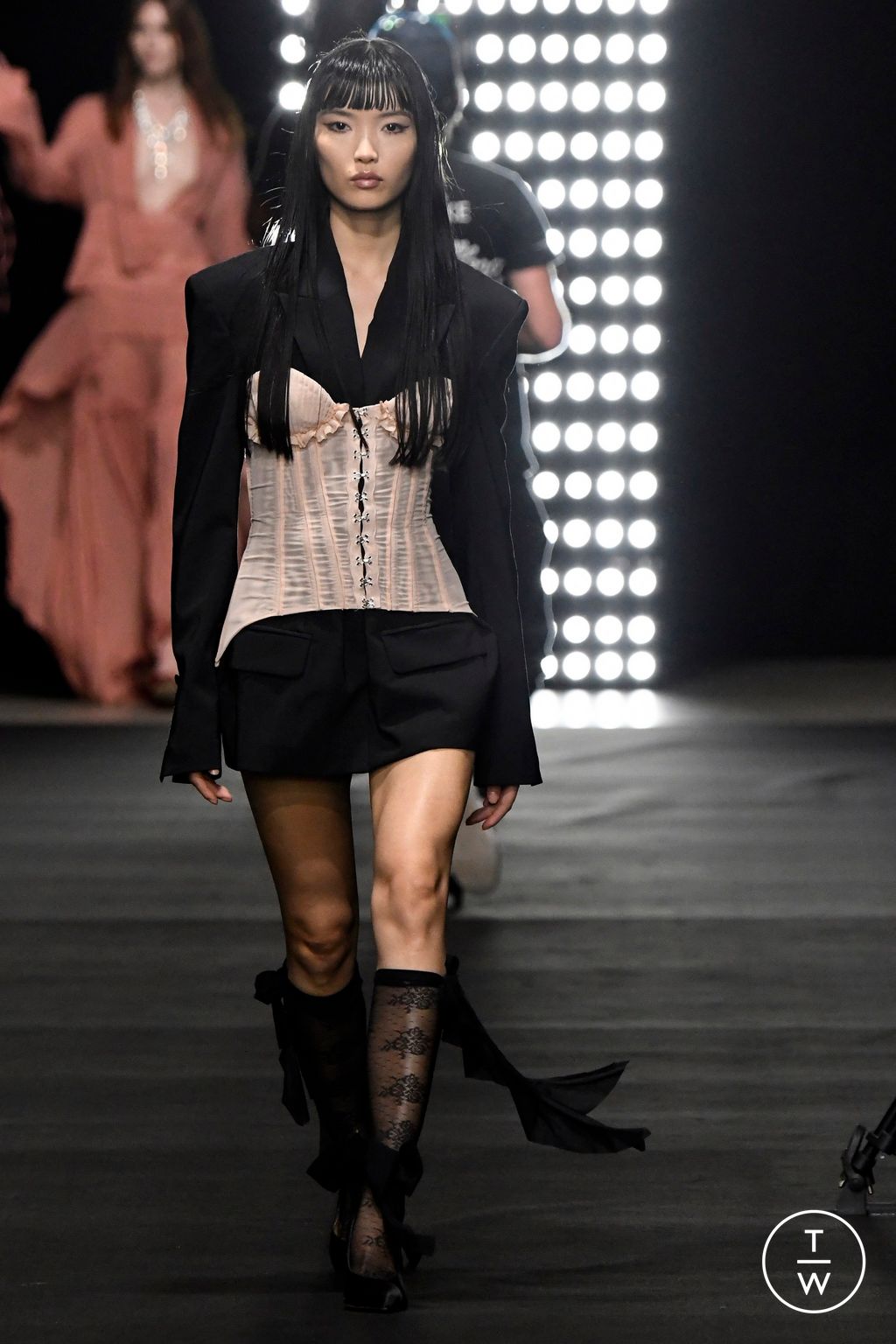 Fashion Week Milan Spring/Summer 2025 look 24 from the Aniye Records collection womenswear