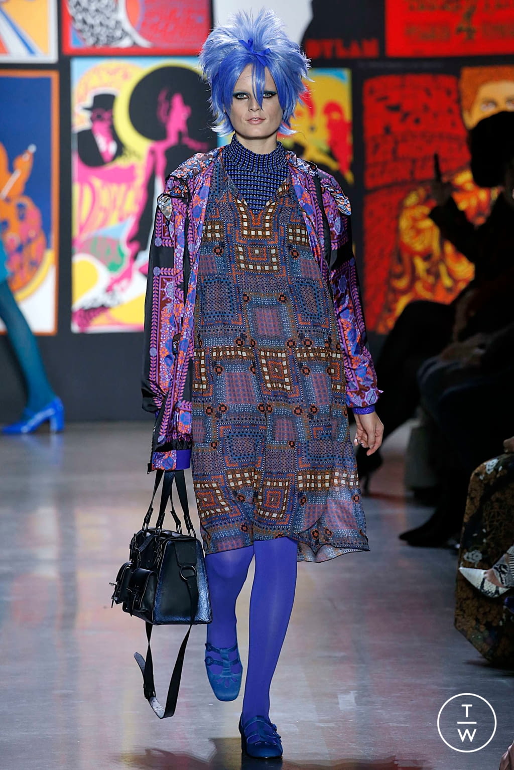 Fashion Week New York Fall/Winter 2019 look 6 from the Anna Sui collection womenswear