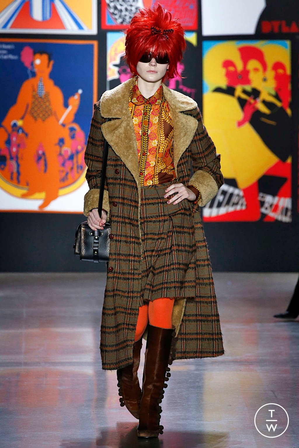 Fashion Week New York Fall/Winter 2019 look 14 de la collection Anna Sui womenswear