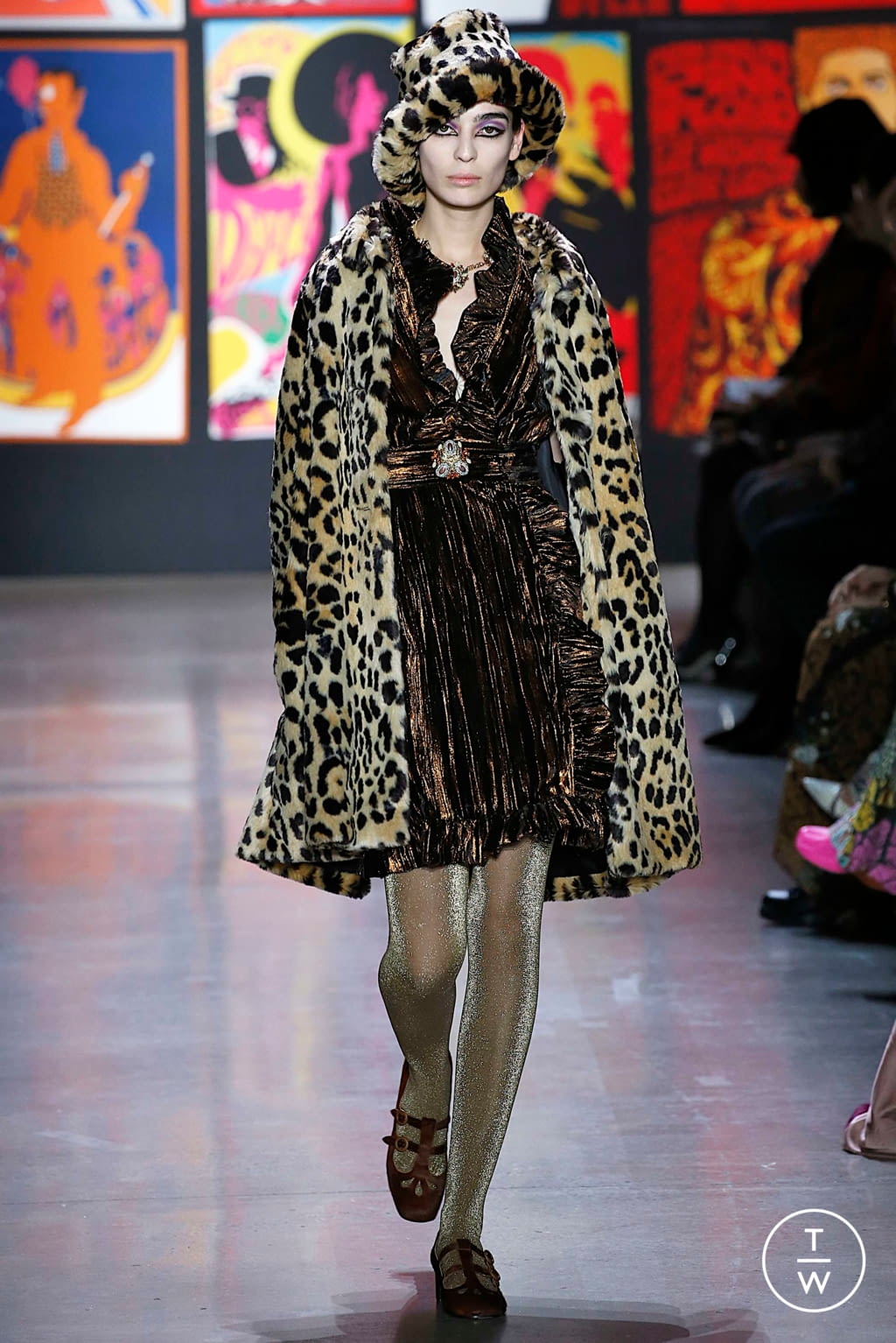 Fashion Week New York Fall/Winter 2019 look 37 de la collection Anna Sui womenswear