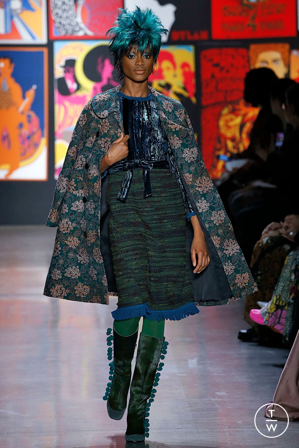 Fashion Week New York Fall/Winter 2019 look 40 de la collection Anna Sui womenswear